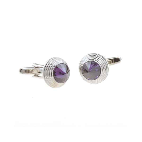 Crystal Zircon Cufflinks