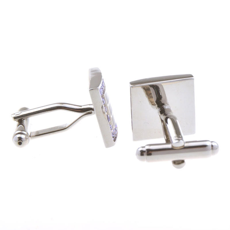 Crystal Zircon Cufflinks