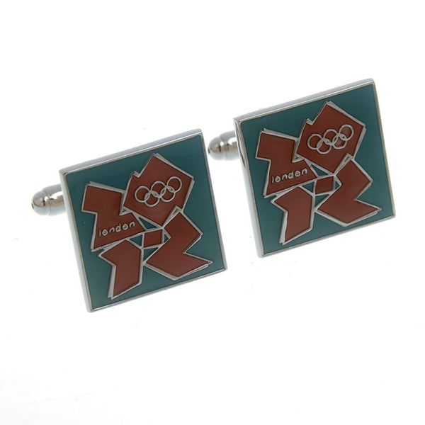 Enamel Dropping Glue Cufflinks