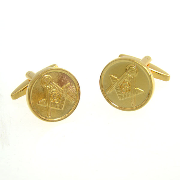 Car Logo Traffic Plain Colour Metal Cufflinks