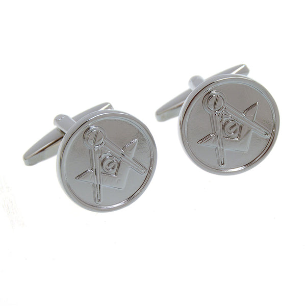 Car Logo Traffic Plain Colour Metal Cufflinks