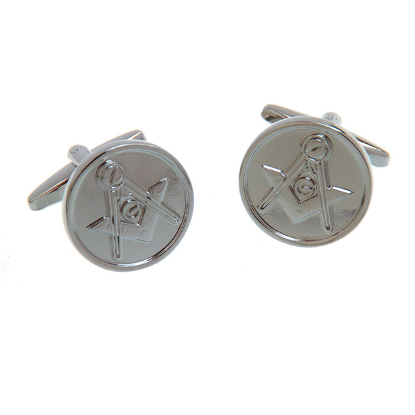 Car Logo Traffic Plain Colour Metal Cufflinks