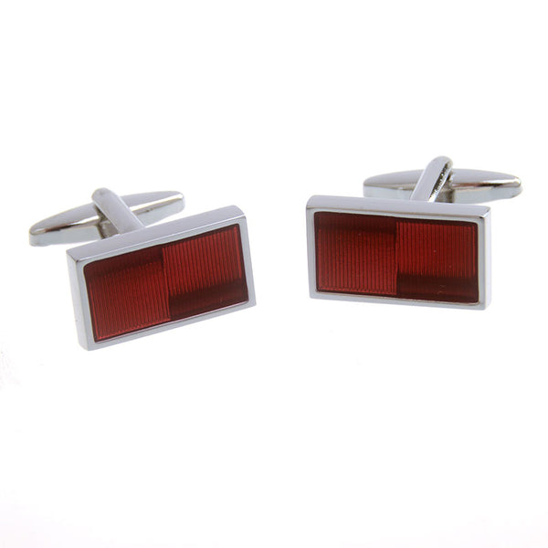 Enamel Dropping Glue Cufflinks