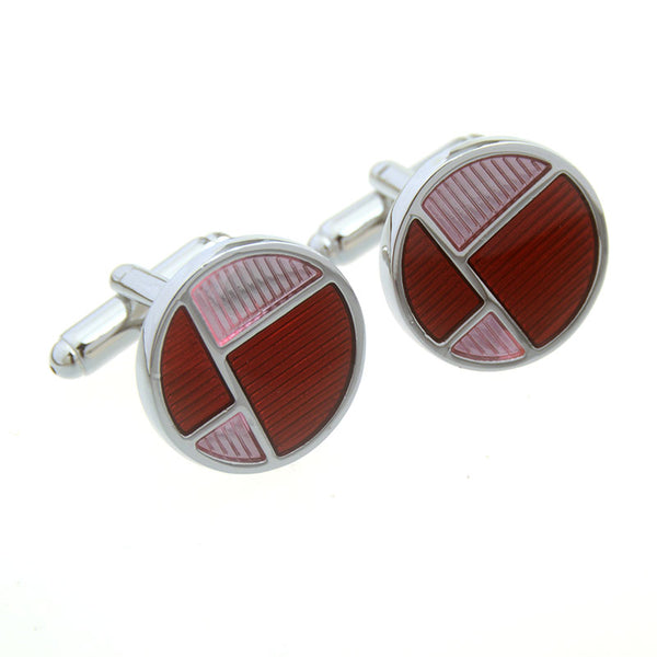 Enamel Dropping Glue Cufflinks