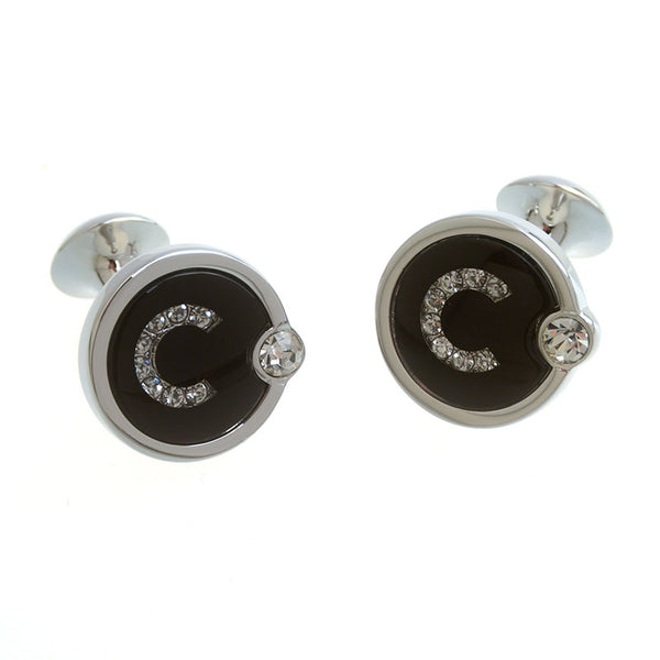 Crystal Zircon Cufflinks