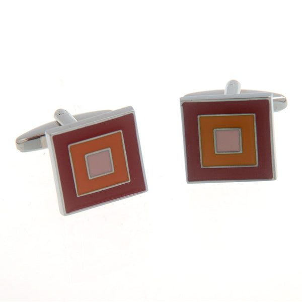 Enamel Dropping Glue Cufflinks