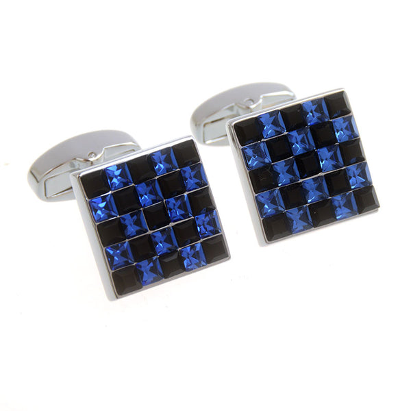 Crystal Zircon Cufflinks