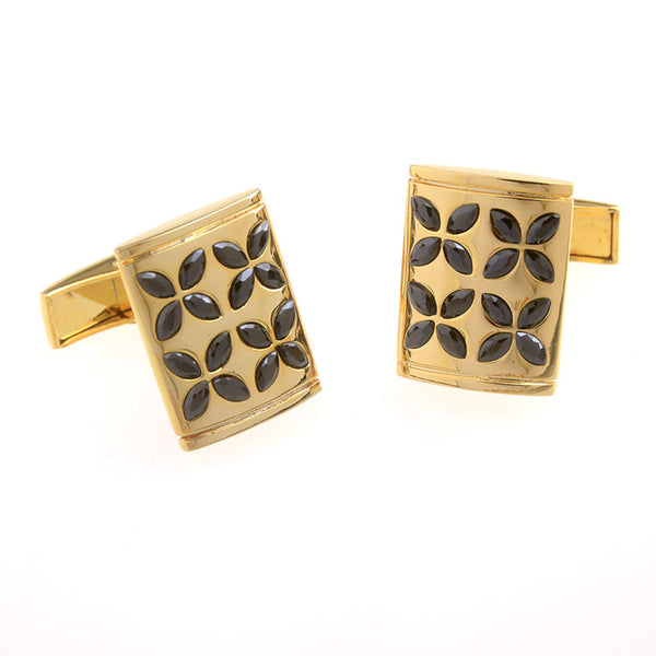 Crystal Zircon Cufflinks