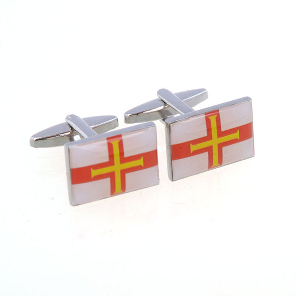 Enamel Dropping Glue Cufflinks