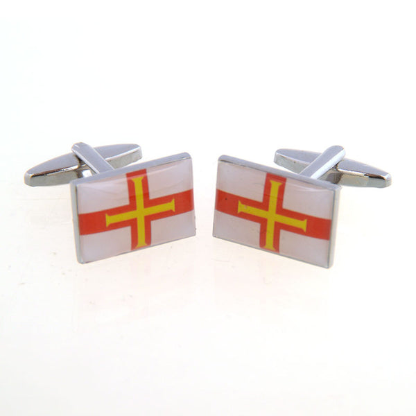 Enamel Dropping Glue Cufflinks