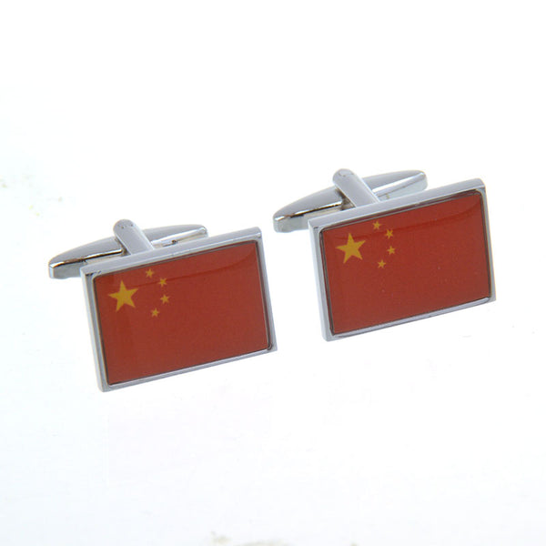 Enamel Dropping Glue Cufflinks