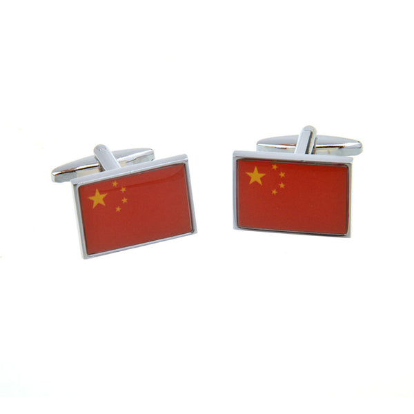 Enamel Dropping Glue Cufflinks