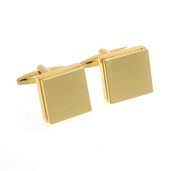 Plain Colour Metal Cufflinks