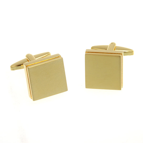 Plain Colour Metal Cufflinks