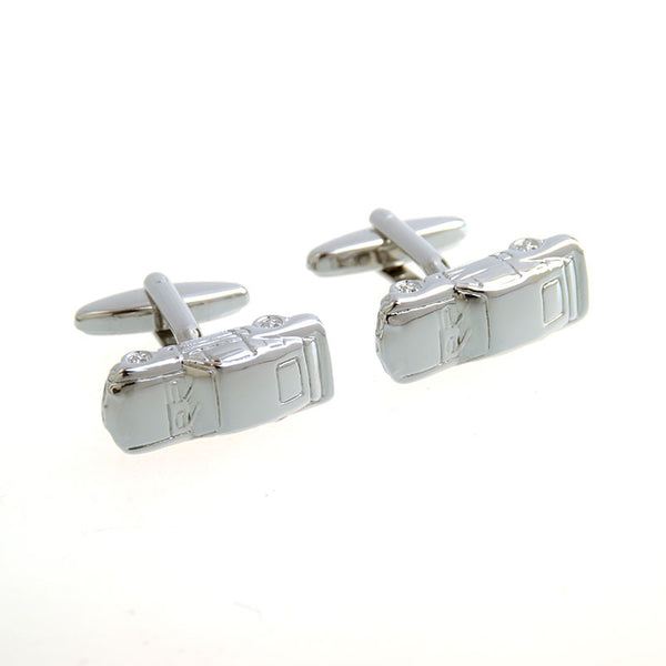 Car Logo Traffic Plain Colour Metal Cufflinks