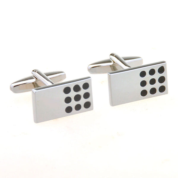 Enamel Dropping Glue Cufflinks