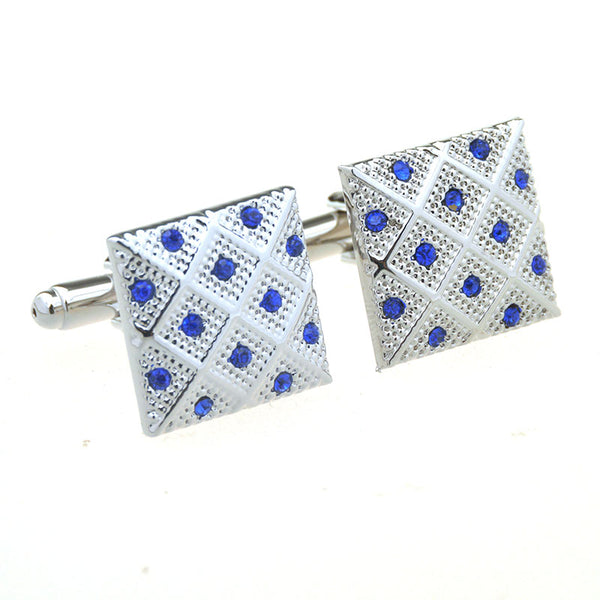 Crystal Zircon Cufflinks