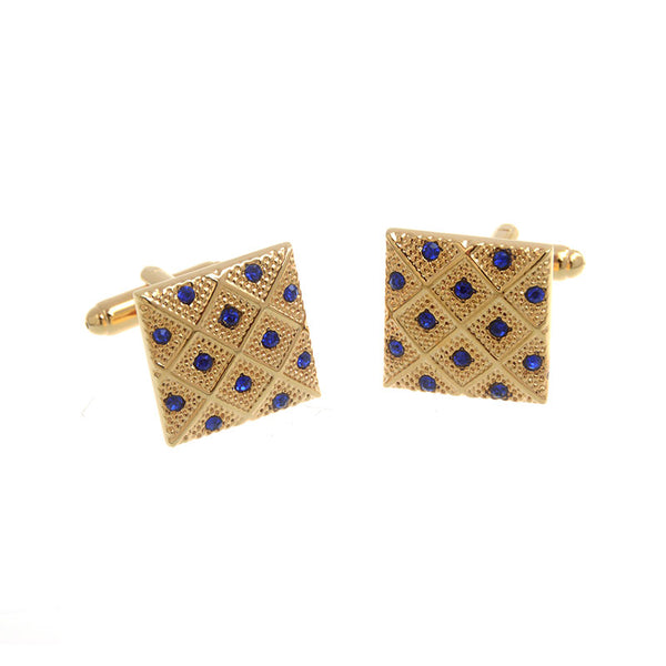 Crystal Zircon Cufflinks