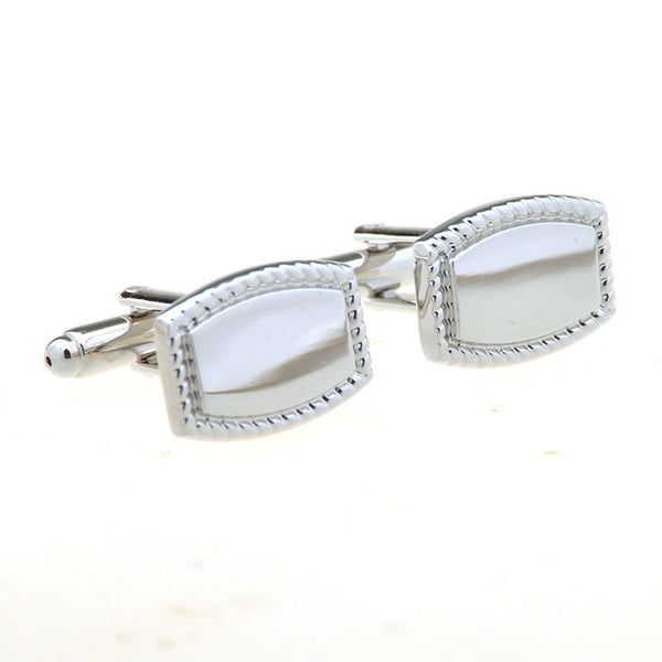 Plain Colour Metal Cufflinks