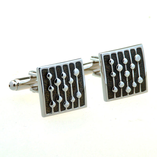 Enamel Dropping Glue Cufflinks