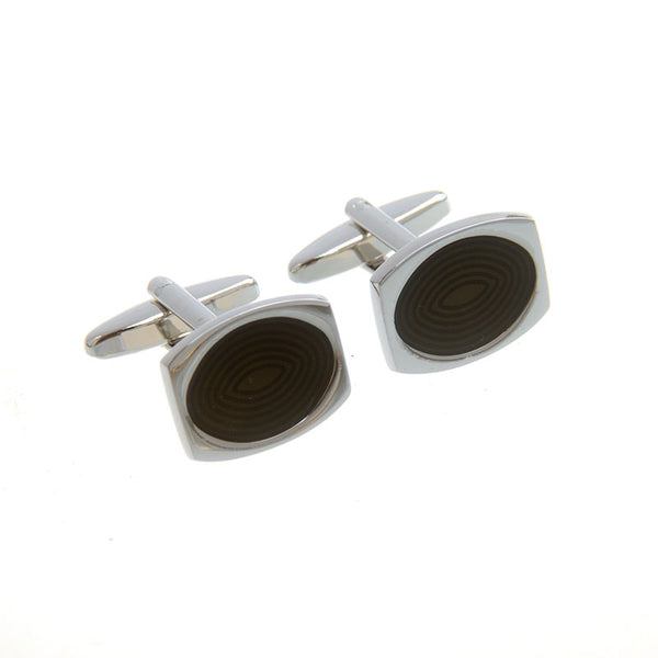 Enamel Dropping Glue Cufflinks