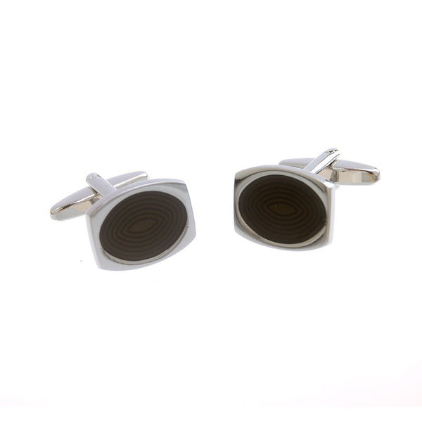 Enamel Dropping Glue Cufflinks