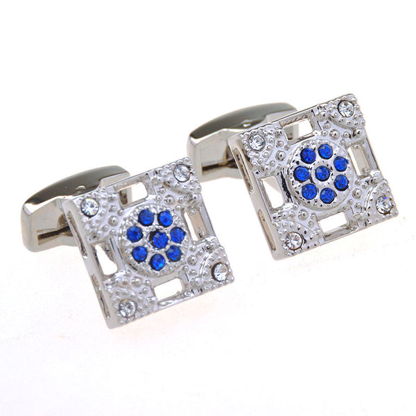 Crystal Zircon Cufflinks