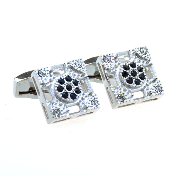 Crystal Zircon Cufflinks