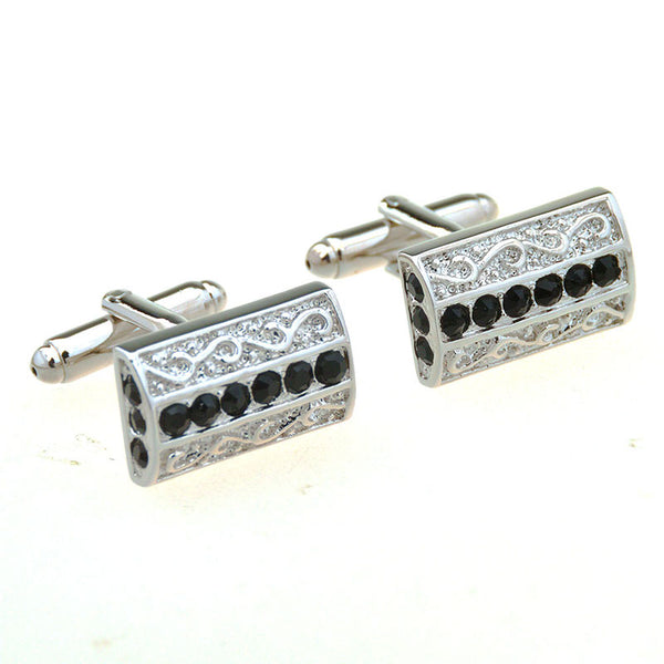 Crystal Zircon Cufflinks