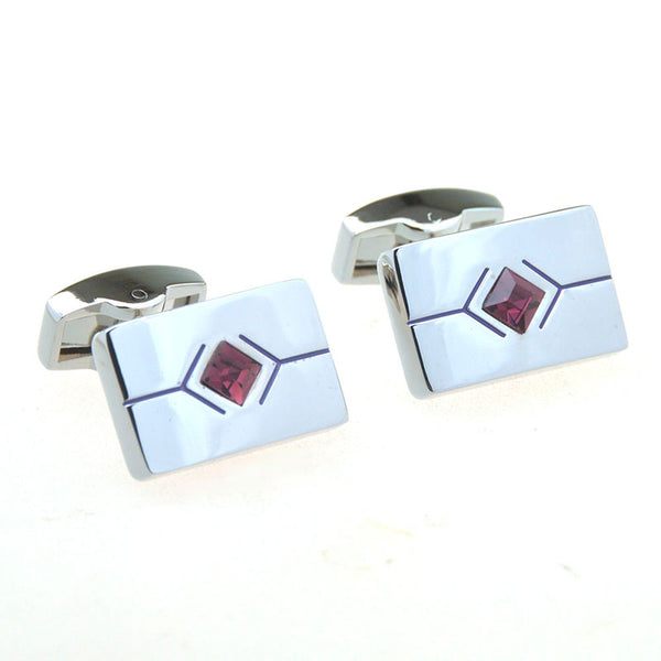 Crystal Zircon Cufflinks