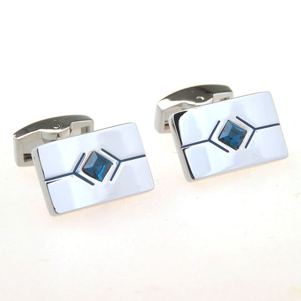 Crystal Zircon Cufflinks