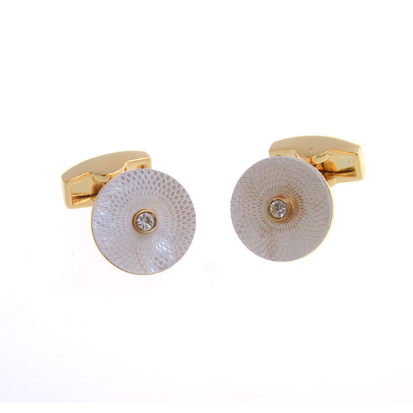 Crystal Zircon Cufflinks