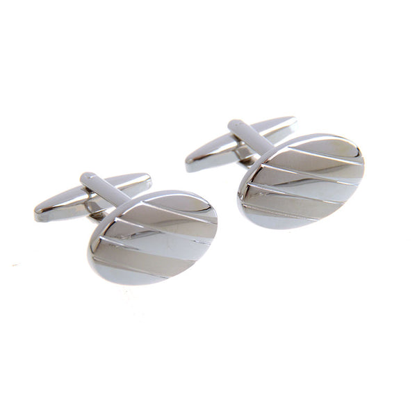 Plain Colour Metal Cufflinks