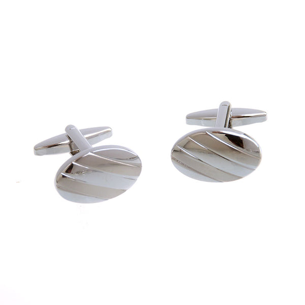 Plain Colour Metal Cufflinks