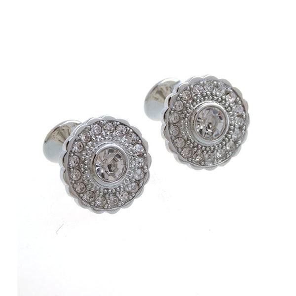 Crystal Zircon Cufflinks