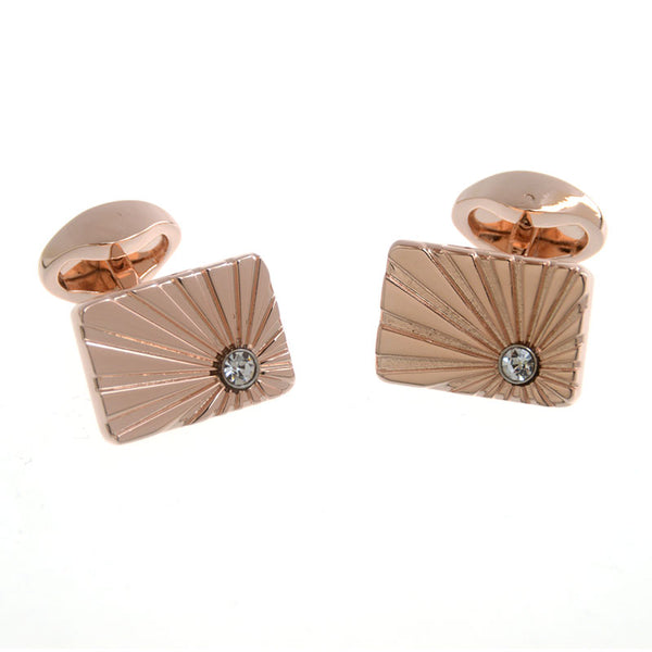 Festivals Wedding Reception Crystal Zircon Cufflinks