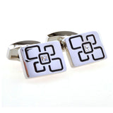 Enamel Dropping Glue Cufflinks