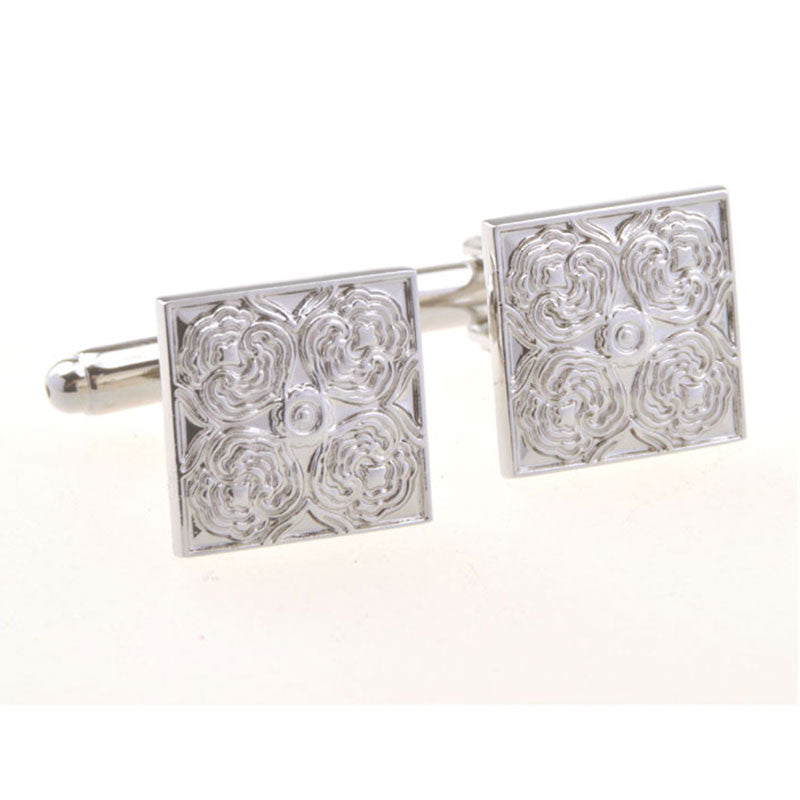 Plain Colour Metal Cufflinks