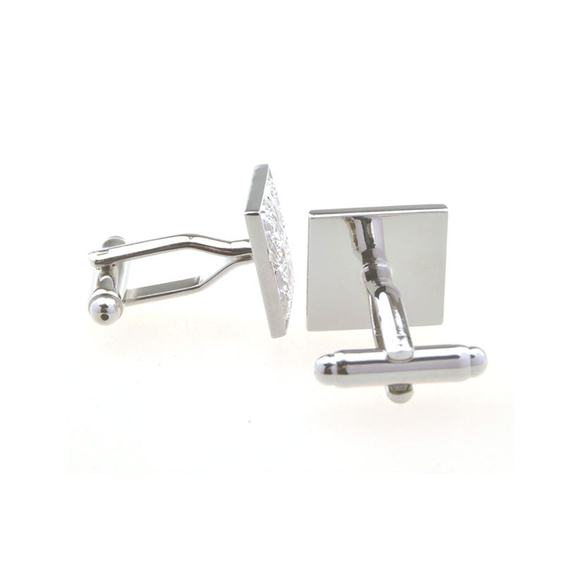 Plain Colour Metal Cufflinks