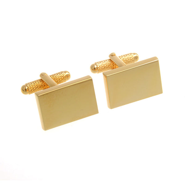 Plain Colour Metal Cufflinks