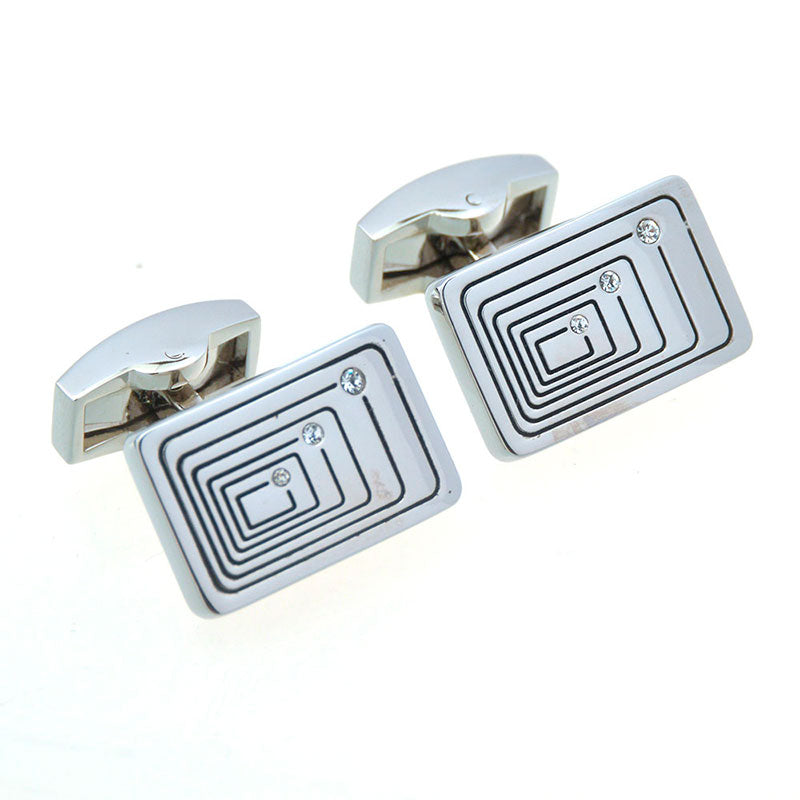 Enamel Dropping Glue Cufflinks