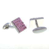 Crystal Zircon Cufflinks