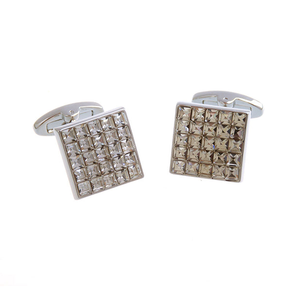 Crystal Zircon Cufflinks