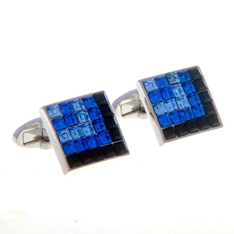 Crystal Zircon Cufflinks