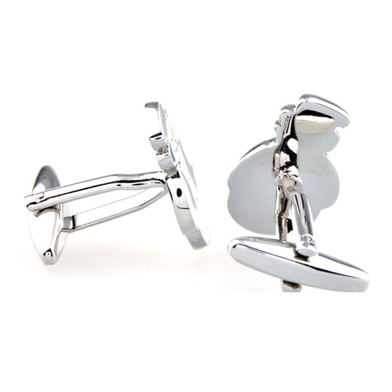 Animals Plants Enamel Dropping Glue Cufflinks