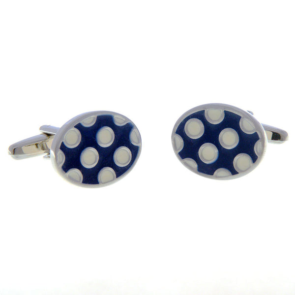 Enamel Dropping Glue Cufflinks