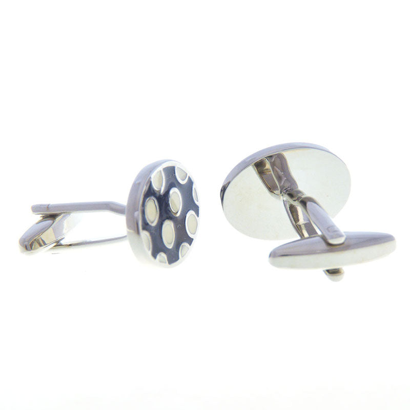 Enamel Dropping Glue Cufflinks