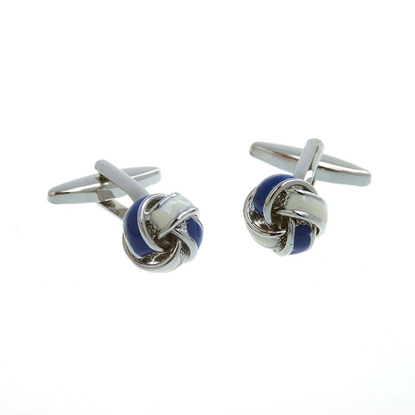 Laser Laser Chinese Knot Enamel Dropping Glue Cufflinks