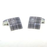 Crystal Zircon Cufflinks