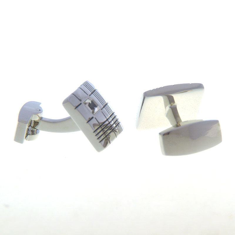 Crystal Zircon Cufflinks